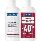 Ducray Anaphase Anti-thinning 400ml Hiustenlähtöä Estävä Shampoo 2 Yksiköt