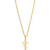 Top Gold hopeinen ortodoksi risti 52 5080 0500