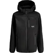 Jack & Jones Junior Välikausitakki 'JJTheo' musta / valkoinen