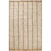 Ferm Living Athens Käsin kudottu juuttimatto 200x300 cm - Natural/Off-white
