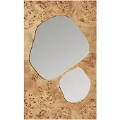 Ferm Living Folia peili Natural burl, 82 cm