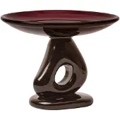 Ferm Living Damo glass centerpiece -lautanen Ø30 cm Dark grape