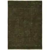 Ferm Living Firth juuttimatto Dark olive, 140x200 cm
