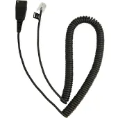 Jabra QD CORD TO RJ10, COILED, 0,5 - 2 METERS, FOR LUCENT CALLMASTER V, VI, CISCO 79XX AND PLX A22 (8800-01-37)