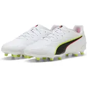 Puma Jalkapallokengät 'KING 20 PLAY' keltainen / punainen / musta / valkoinen