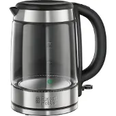 Russell Hobbs 21600-57 -vedenkeitin, 1,7 l, 2200 W, lasi/ruostumaton teräs