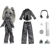 Rainbow High Shadow High Muotinukke Girls Night Luna, Harmaat hiukset