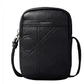 Calvin Klein Emblem Aop Emboss Slim Reporter Olkalaukku