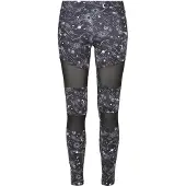 Urban Classics Leggingsit musta / valkoinen