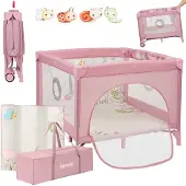 Lionelo MILLE PLUS Leikkikehä, Pink