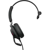 Jabra Evolve2 40, MS Mono Kuulokkeet Langallinen Pääpanta Toimisto/puhelukeskus USB A-tyyppi Bluetooth Musta (24089-899-999)