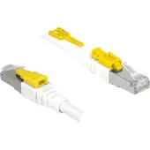 DeLOCK 85330, 0,5 m, Cat6a, S/FTP (S-STP), RJ-45, RJ-45, Valkoinen