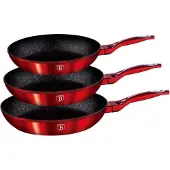 Berlinger Haus 3 red metallic line -graniittipannusetti bh-1288 bh-1288