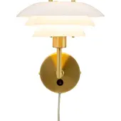 Dyberg Larsen - DL20 Seinävalaisin 20 cm Opaali/Messinki