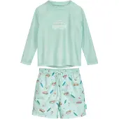Playshoes UV-suoja safiiri / karamelli / minttu / valkoinen