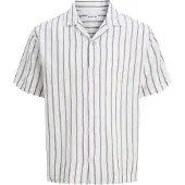 Jack & Jones Paita 'JJELiam' harmaa / valkoinen