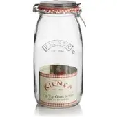 Kilner pyöreä purkki salpalla Kirkas, 2 l