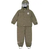 Viking Footwear Kids' Jolly Print Rainset Olive 92