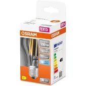 Osram E27 1521lm 4000K filamentti led-vakiolamppu, kirkas
