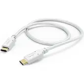 Hama USB-C -kaapeli, 60 W, 1,5 m, valkoinen