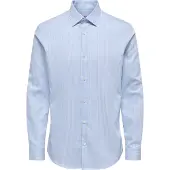 Only & Sons Paita 'ONSJIM' vaaleansininen / valkoinen