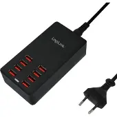 Logilink PA0140, Sisätila, AC, 5 V, Musta