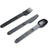 Full Windsor Magware MAG-SS-BLK Charcoal Black, outdoor cutlery