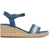 Tommy Hilfiger Mid Wedge Espad Webbing - Blue - 41