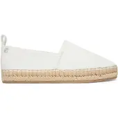 Calvin Klein Oblique Espadrille Canvas - White - 37