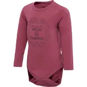 Hummel Body L/s - hmlHelga - Maanpunainen M. Logo - - 74 - Bodyt P/H