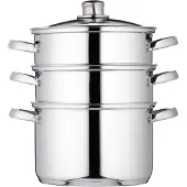 Kitchencraft Three Tier Höyrykeitin 22 cm, 3 kerrosta