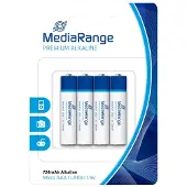 MediaRange MRBAT101, Kertakäyttöinen akku, AAA, Alkali, 1,5 V, 4 kpl, 724 mAh