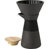 Stelton Theo kahvipannu suodattimella, musta