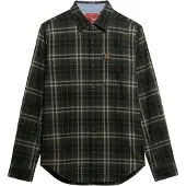 Superdry for man. M4011047A Lumberjack green shirt (XXL), Casual, Cotton, Long sleeve