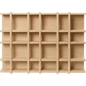 Ferm Living Tilem kirjahylly Saarni-viilu, 6x4