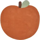 Ferm Living Apple tuftattu matto Brown Clay, 110x110 cm
