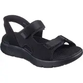 SKECHERS Men's Go Walk Flex Sandal-Easy Entry Black Sandaalit 44