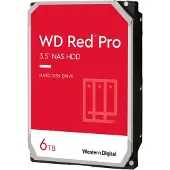 Western Digital 6TB WD Red Pro, 3.5" sisäinen kiintolevy, SATA III, 7200 rpm, 256MB