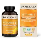 Dr. Mercola - Vitamiini E (90 kapselia)