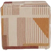 Urban Nature Culture Pouf Lille - Multi/patterned - H 42CM
