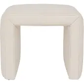 Urban Nature Culture Pouf Lyne Off White - White - H 38CM