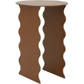Urban Nature Culture Side Table Wavy - Brown - Ø 30 CM