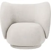 Ferm Living , Rico Lounge nojatuoli Boucle - Off-White