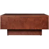 Ferm Living Burl storage sohvapöytä 70x70 cm Dark stained burl