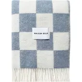 Maison Deux Checkerboard Blanket - White - 130X 200CM