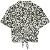 Vero Moda Pusero 'VMMENNY' ecru / musta