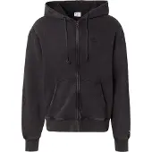 Champion Full Zip Hoodie Sweatshirt - Black - XS