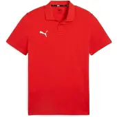 Puma Toiminnallinen paita 'TeamGoal' punainen / valkoinen