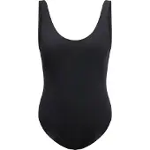 Calvin Klein Scoop Back One Piece - Black - XL