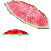 Springos Aurinkovarjo - - 160 cm - Metalli - Polyesteri - Punainen
